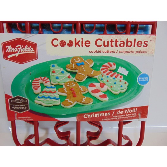 Christmas Cookie Cutters Cuttables Mrs. Fields Candy Cane Tree & Gingerbread 16 - Picture 2 of 6